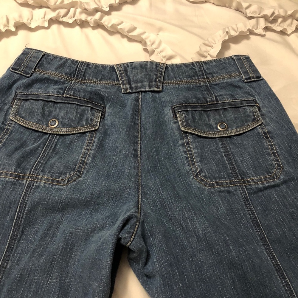 Eddie Bauer size 10 Chopped mercer fit jeans